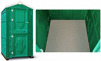 Мобильная туалетная кабина Эконом с ровным полом купить в Туле