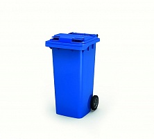 Мусорный бак синий 120 литров в Туле выбрать из каталога ПластикПроф